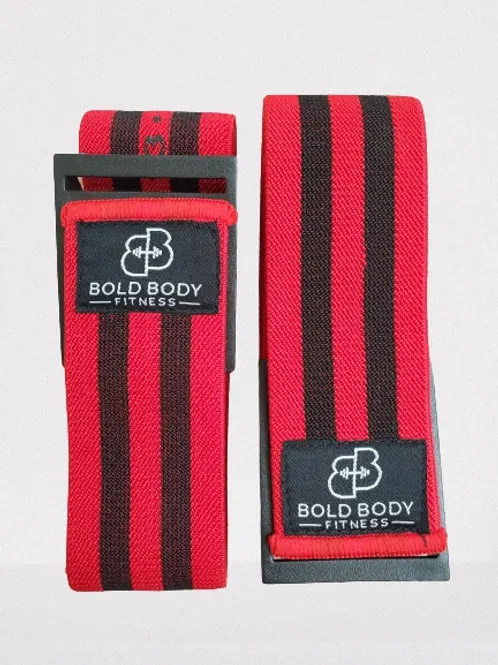 Bold Body Blood Flow Restriction Bands - Red